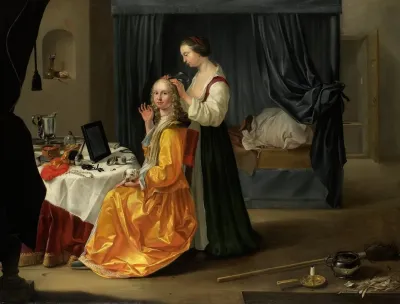 Lady At Her Toilet 3