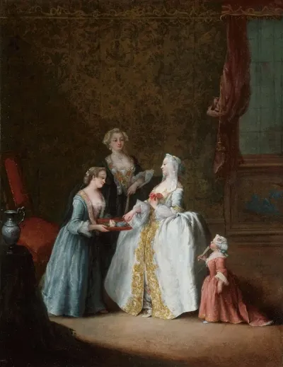 Lady At Her Toilette 2