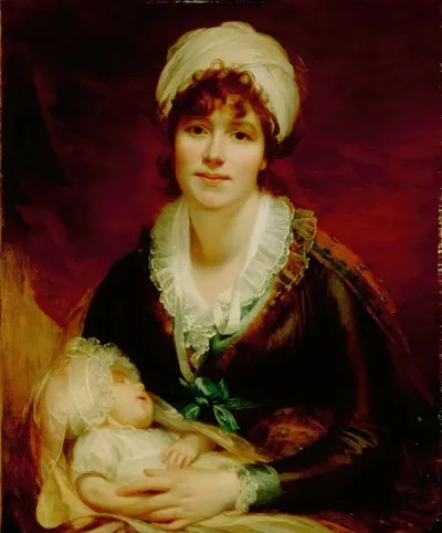 Lady Beechey And Her Baby