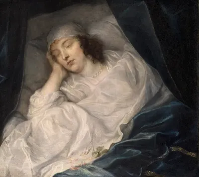 Lady Digby On Her Deathbed