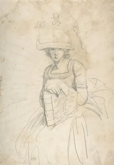 Lady Holding A Book