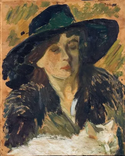 Lady In A Black Hat