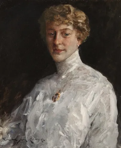 Lady In A White Blouse