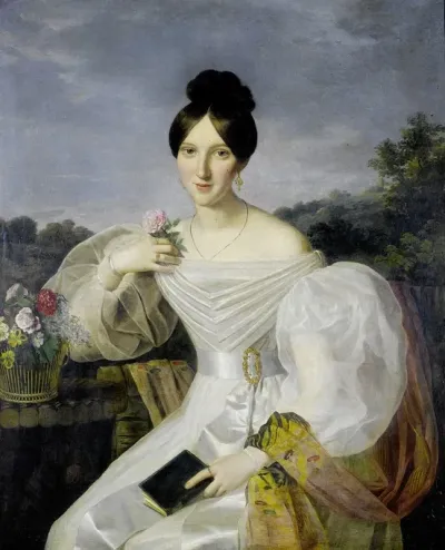 Lady In A White Dress