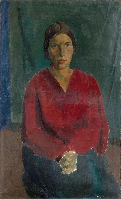 Lady In Dark Blouse