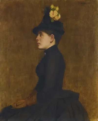 Lady In Gloves