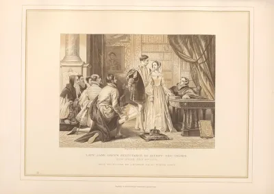 Lady Jane Greys Reluctance To Accept The Crown C R Leslie