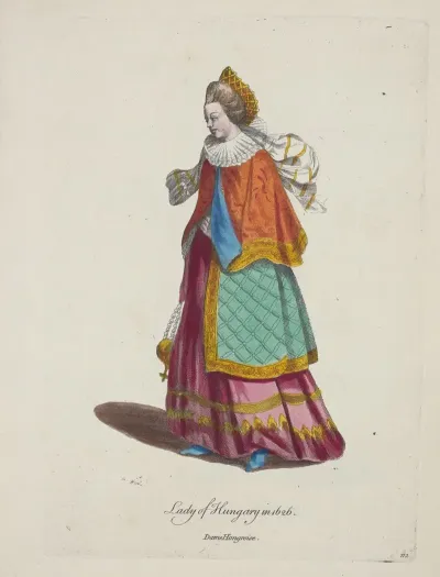 Lady Of Hungary In 1626 Dame Hongroise