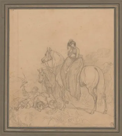 Lady On A Horse Ride