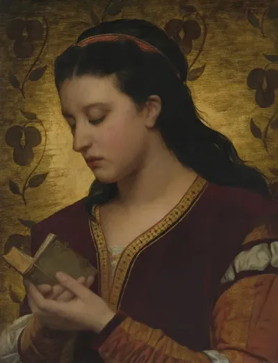 Lady Reading A Book