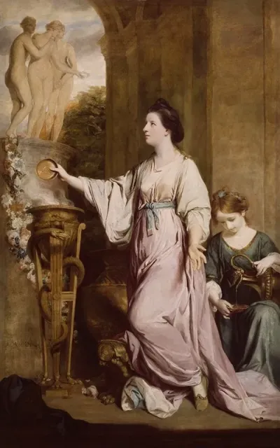 Lady Sarah Bunbury Sacrificing To The Graces
