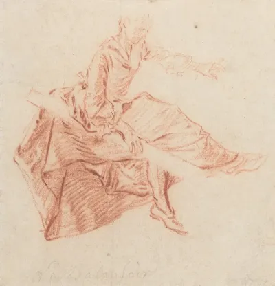 Lady Seated On A See Saw