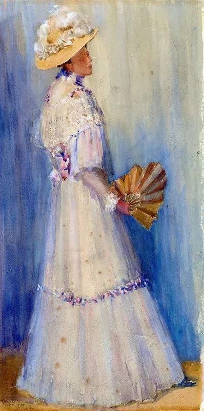 Lady With A Fan 2