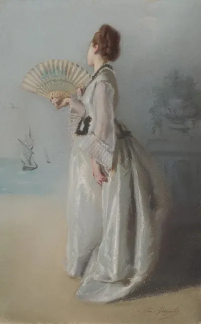 Lady With A Fan 3