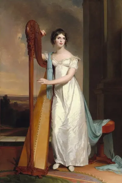 Lady With A Harp Eliza Ridgely