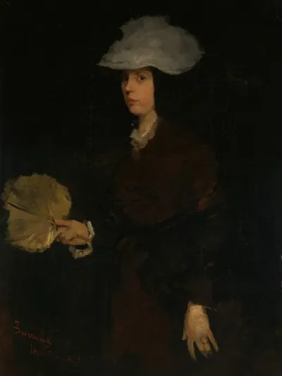 Lady With Fan 2