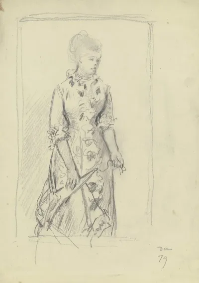 Lady With Fan 5