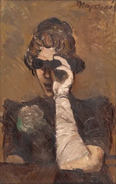 Lady With Opera Glasses