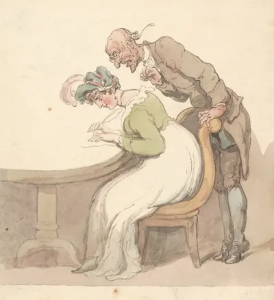 Lady Writing A Love Letter