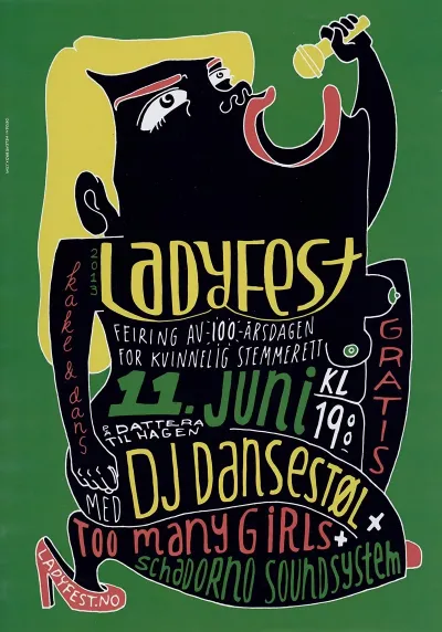 Ladyfest 2013 Feiring Av 100 Arsdagen For Kvinnelig Stemmerett Pa Dattera Til Hagen