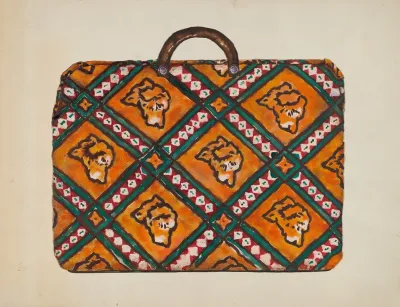Ladys Carpet Bag