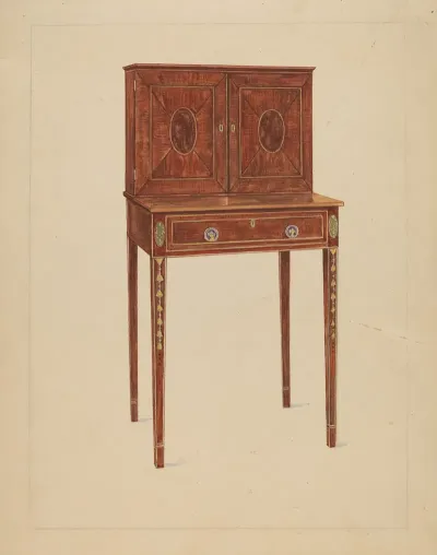 Ladys Writing Cabinet