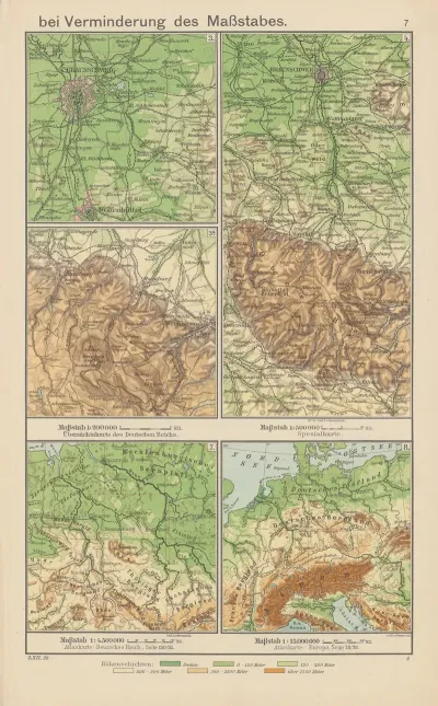 Lagenplan‎ ‎und‎ ‎gelandedarstellung‎ ‎bei‎ ‎verminderung‎ ‎des‎ ‎masstabes 2