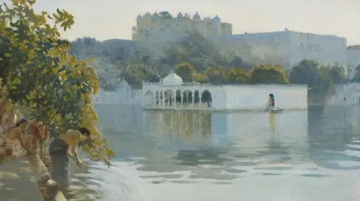 Lake At Oodeypore India