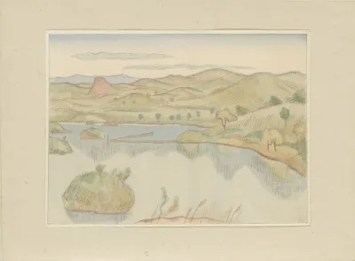 Lake At The Foot Of Bandaisan Mountain
