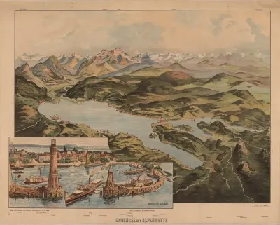 Lake Constance With The Alps