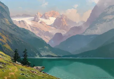 Lake Gosau With The Dachstein 2