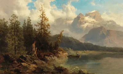 Lake Gosau With The Dachstein