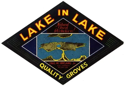 Lake In Lake Citrus Label