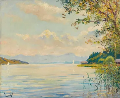 Lake Starnberg Distant View