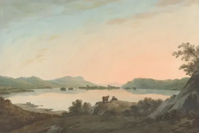 Lake Windermere From Calgarth With Belle Isle