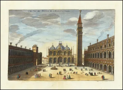 Laltea Parte Della Piazza S Marco Di Venetia