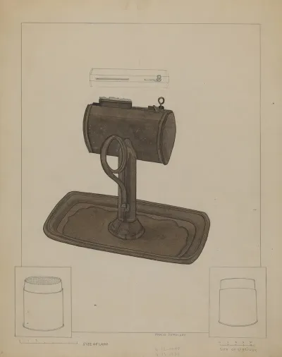 Lamp And Tallow Strainer