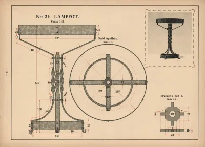 Lamp Base 3