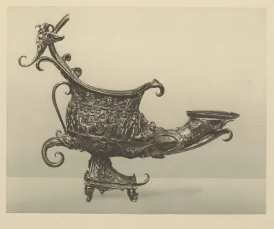 Lamp In The Form Of An Ancient Galley Riccio