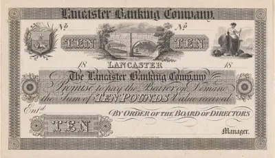 Lancaster Banking Company Ten Pound Note