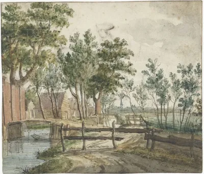 Landelijk Vaart Bij Voorburg