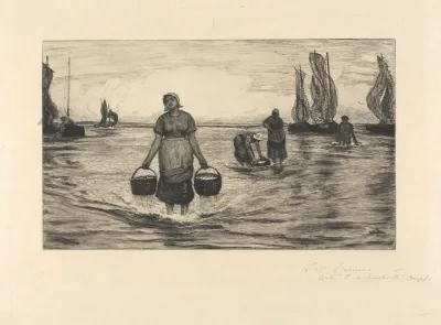 Landing Sardines At Low Tide