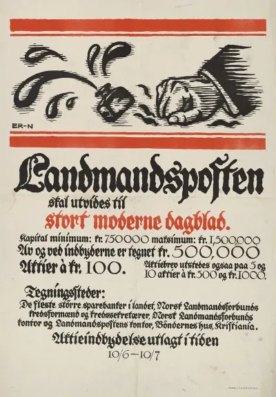 Landmandsposten Skal Utvides Til Stort Moderne Dagblad