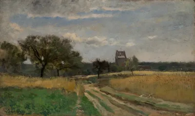 Landscape Along A Country Road