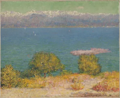 Landscape Antibes The Bay Of Nice