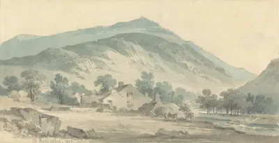 Landscape At Beddgelert North Wales
