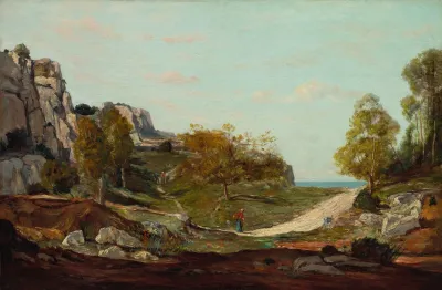 Landscape At Saint Andre Near Marseilles