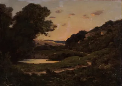 Landscape At Sunset 10