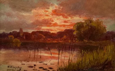 Landscape At Sunset 13