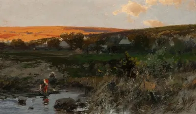 Landscape At Sunset 8